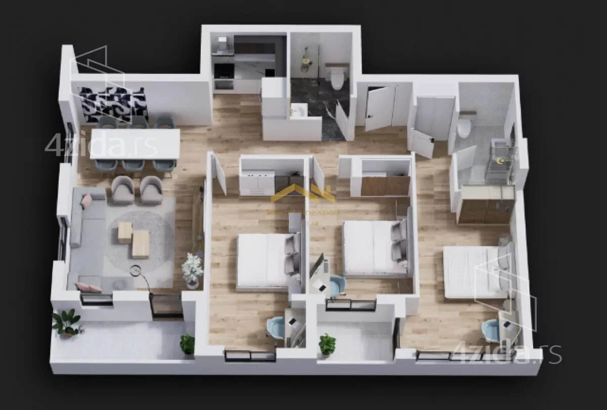 Četvorosoban stan | 4zida