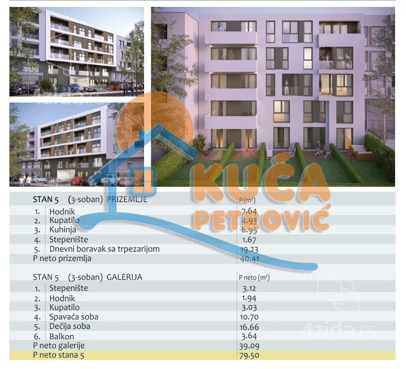 Trosoban stan | 4zida