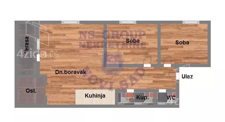 Trosoban stan | 4zida