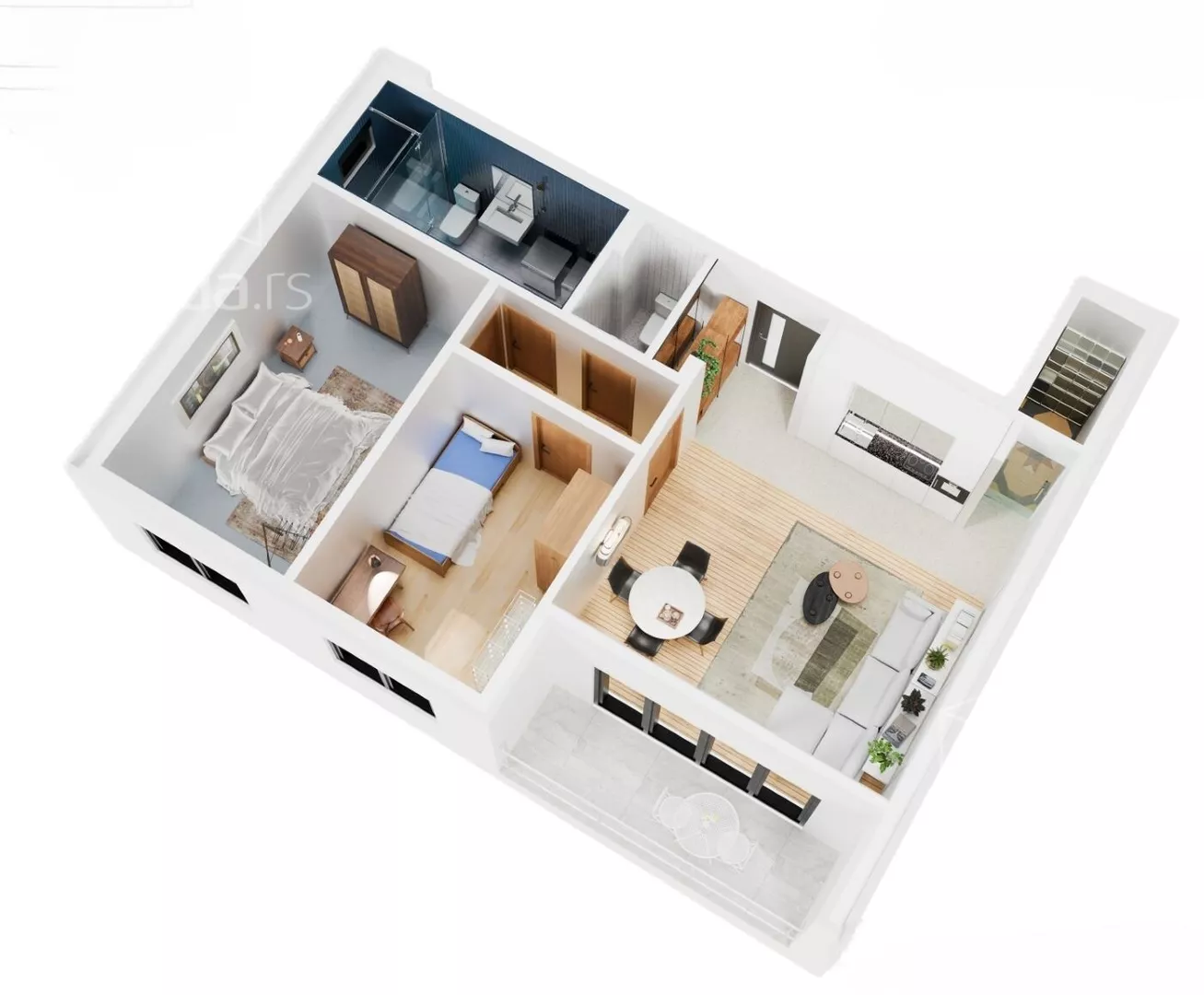 Dvoiposoban stan | 4zida