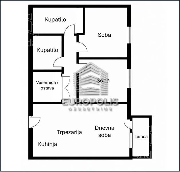 Trosoban stan | 4zida