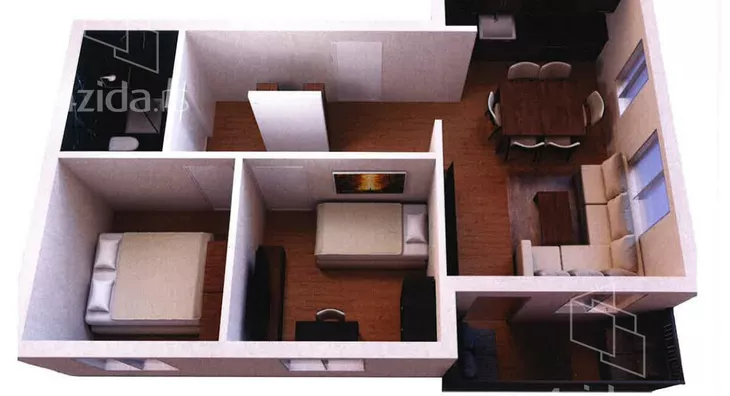 Trosoban stan | 4zida