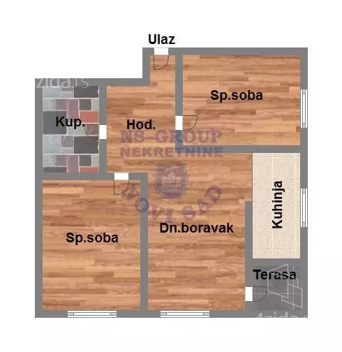 Trosoban stan | 4zida