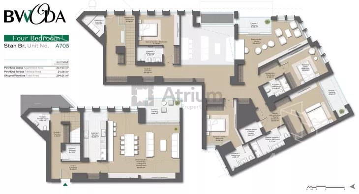 Petosoban stan | 4zida