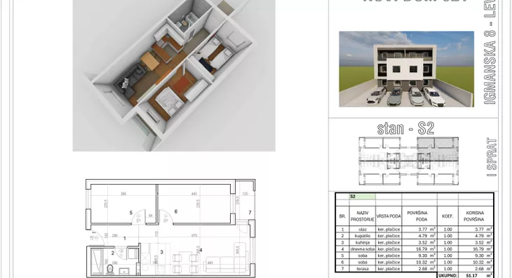 Dvoiposoban stan | 4zida
