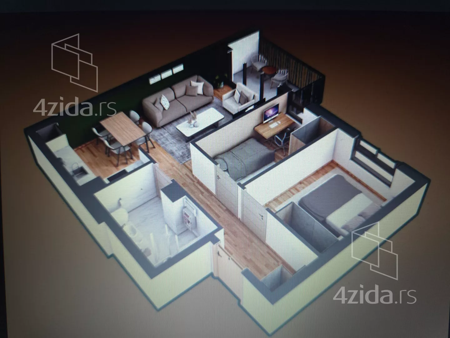 Trosoban stan | 4zida