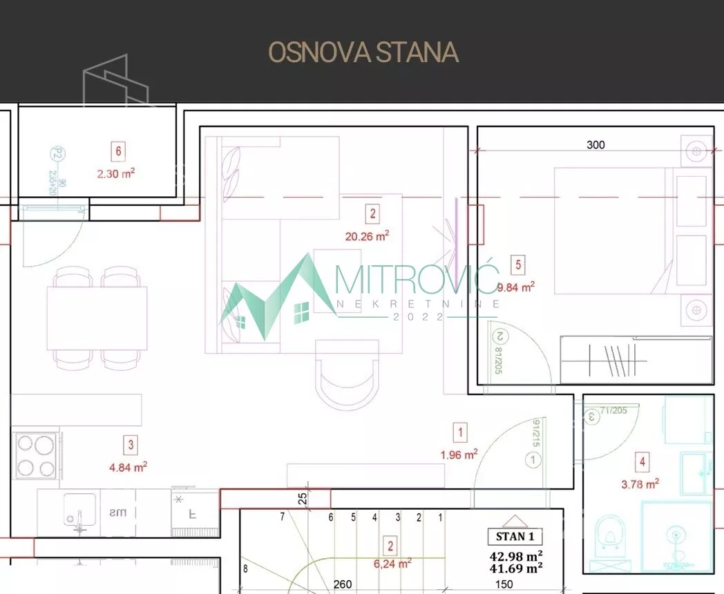 Dvosoban stan | 4zida