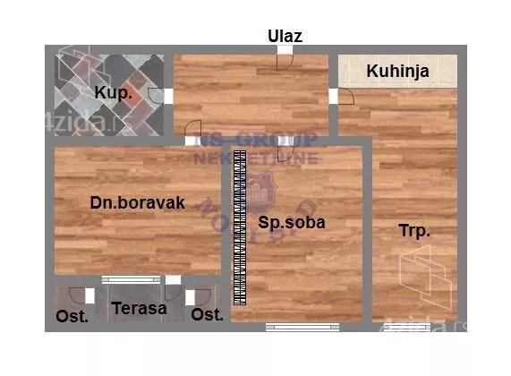 Dvosoban stan | 4zida