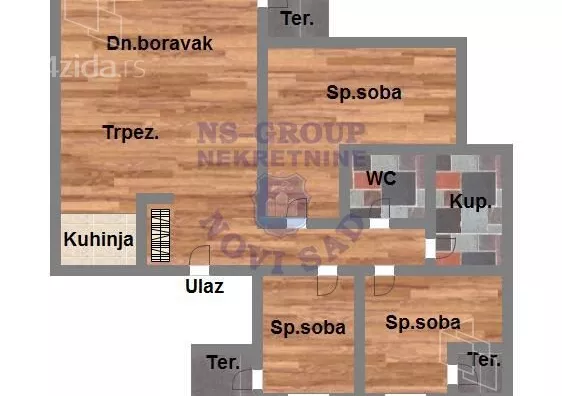 Troiposoban stan | 4zida