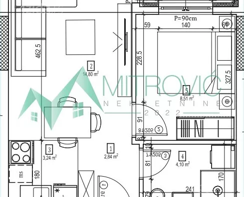 Jednoiposoban stan | 4zida