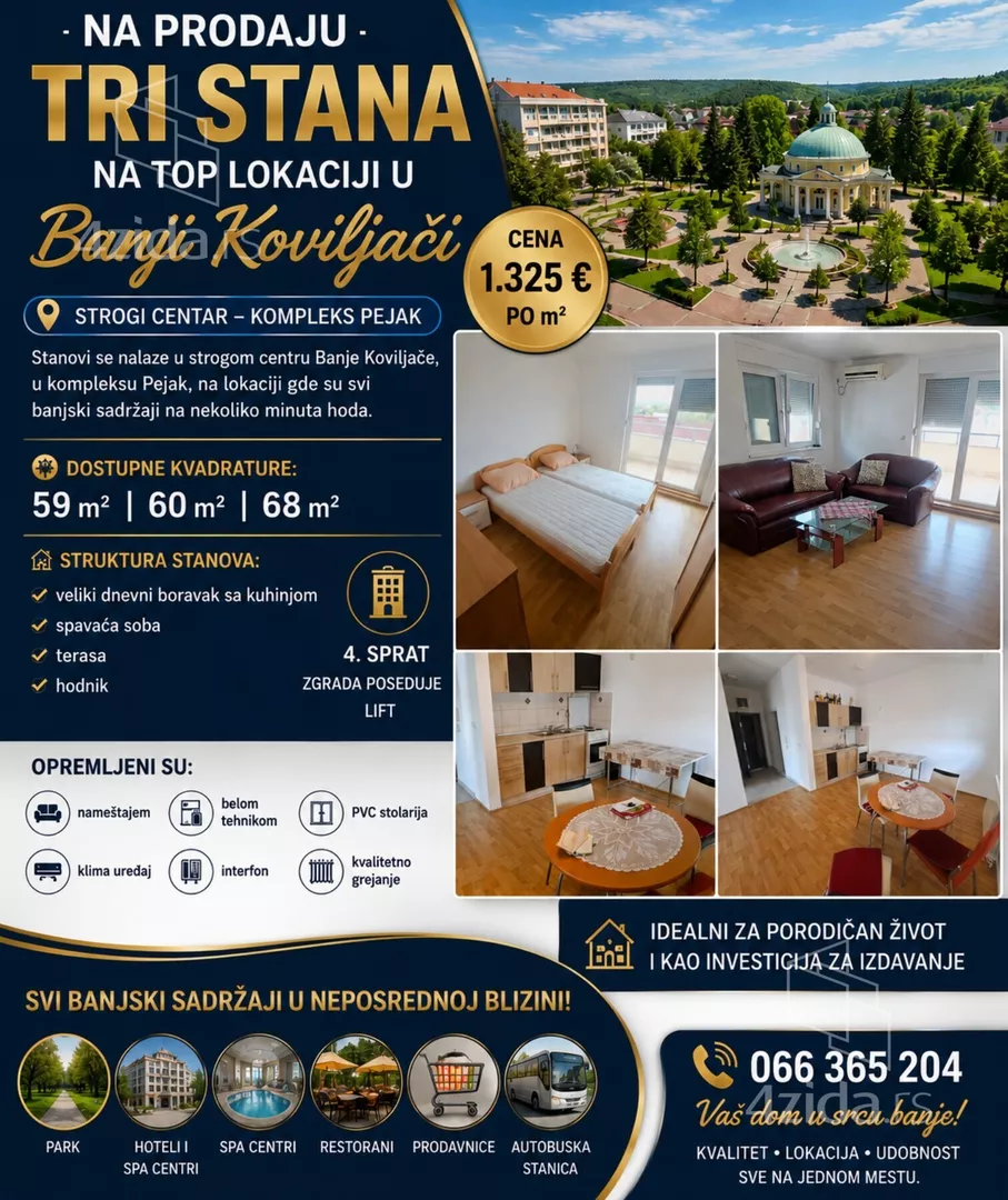 Jednosoban stan | 4zida