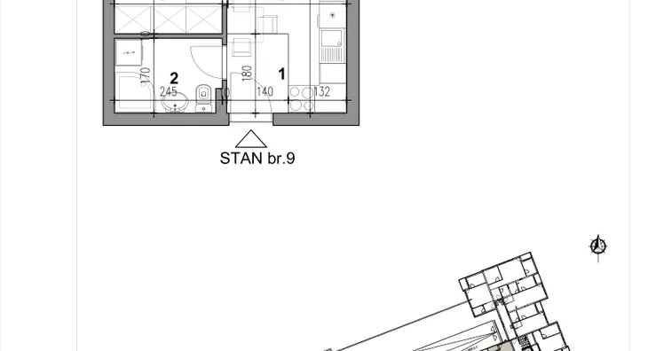 Jednosoban stan | 4zida