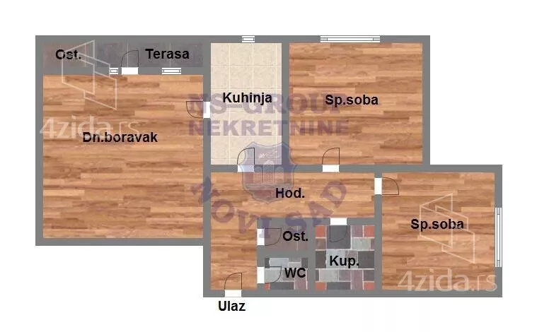Trosoban stan | 4zida
