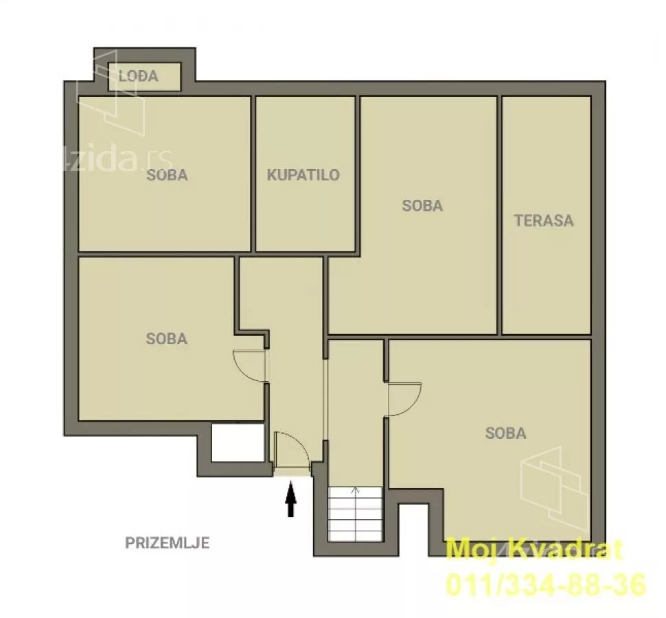 Petosoban stan | 4zida