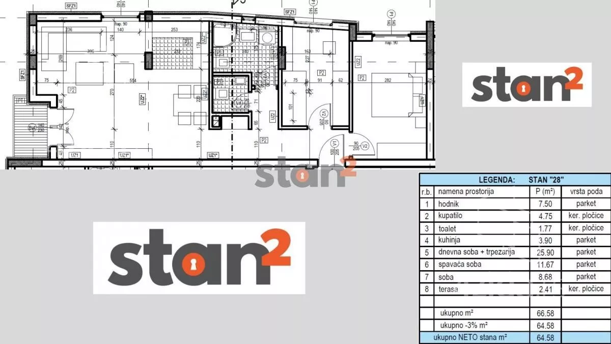 Dvoiposoban stan | 4zida
