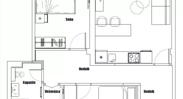 Dvoiposoban stan | 4zida