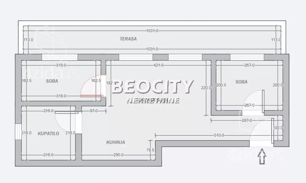 Dvosoban stan | 4zida