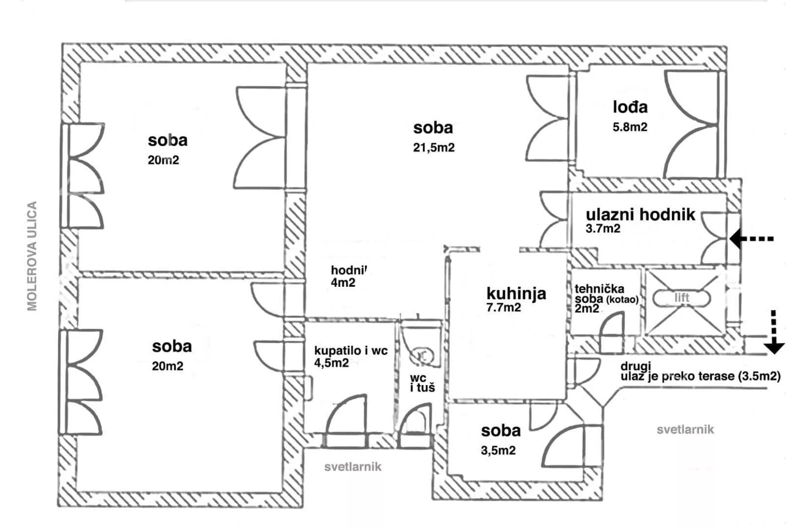 Troiposoban stan | 4zida