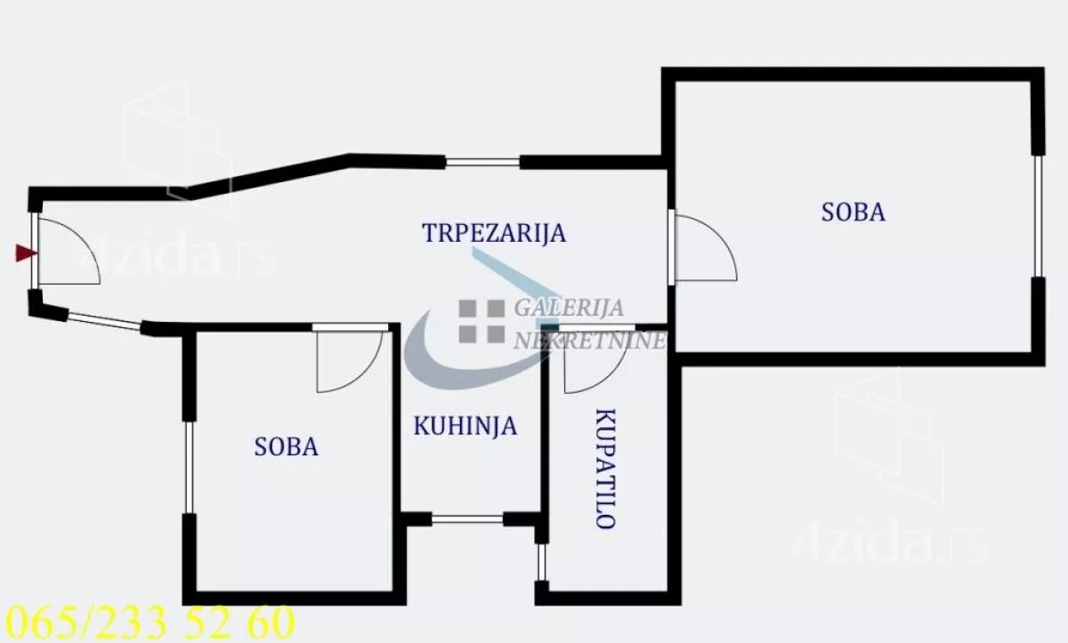 Dvosoban stan | 4zida