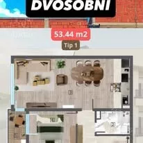 Dvosoban stan | 4zida