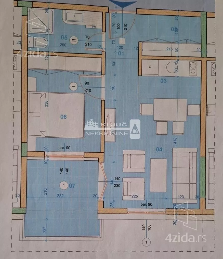 Jednoiposoban stan | 4zida