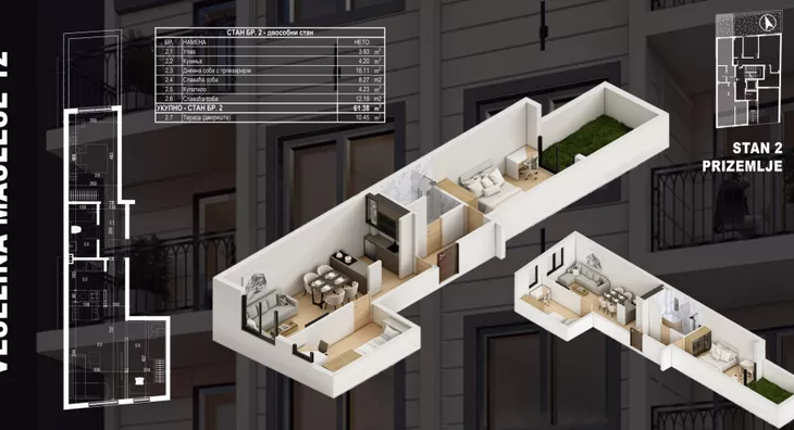 Dvoiposoban stan | 4zida