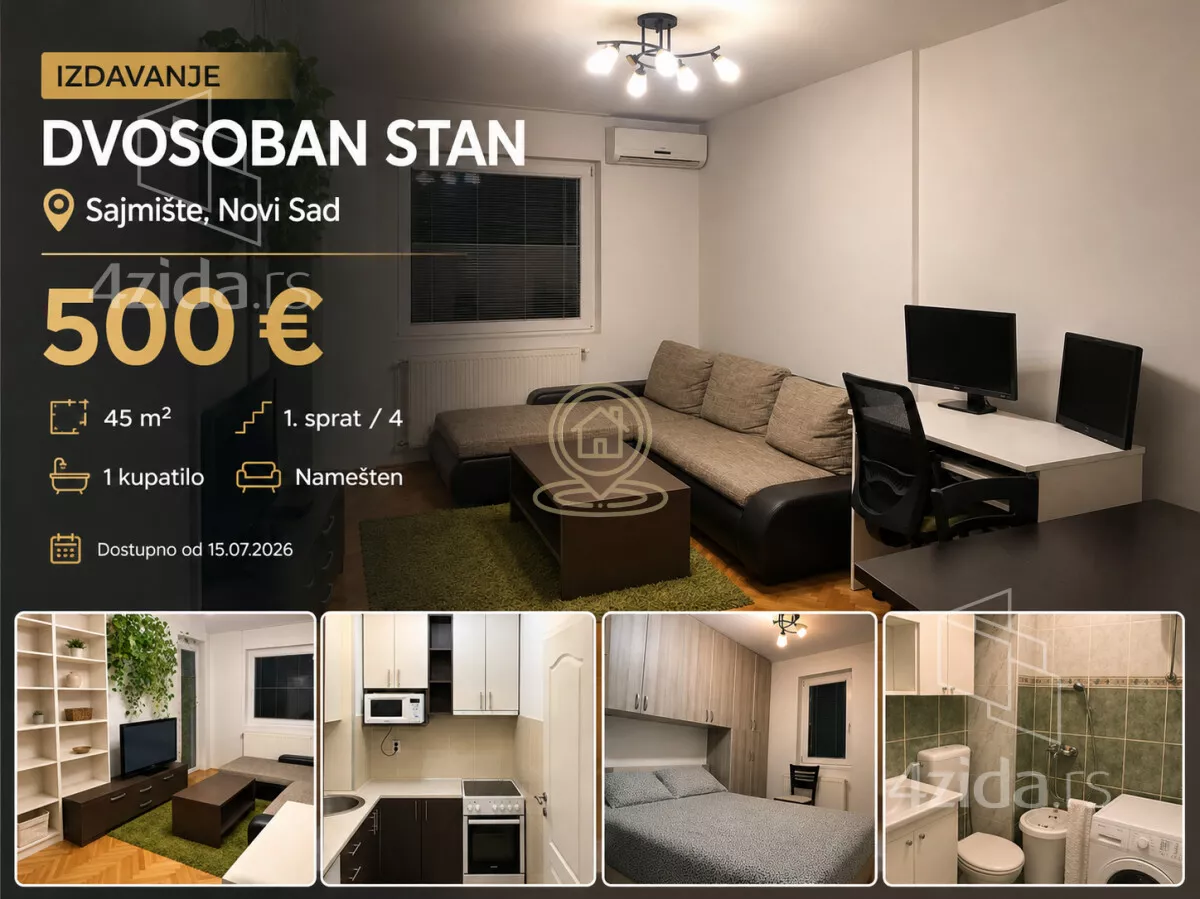 Dvosoban stan | 4zida