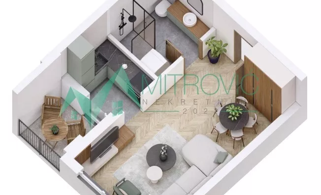 Jednosoban stan | 4zida