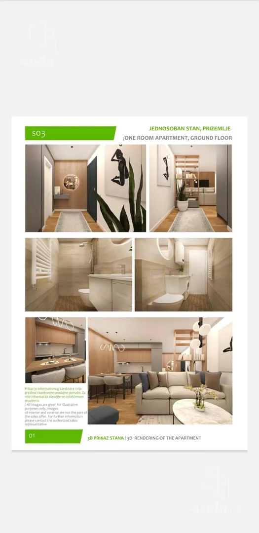 Jednosoban stan | 4zida