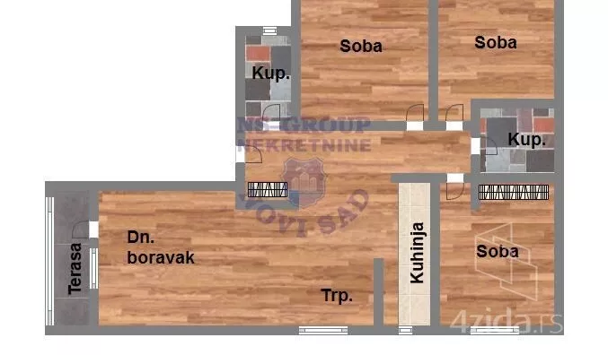 Troiposoban stan | 4zida