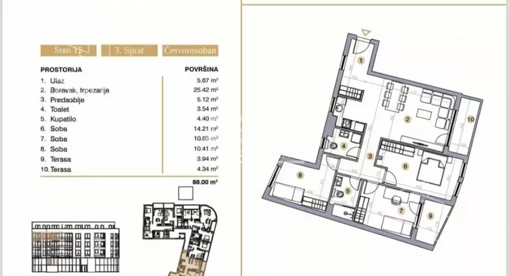 Četvorosoban stan | 4zida