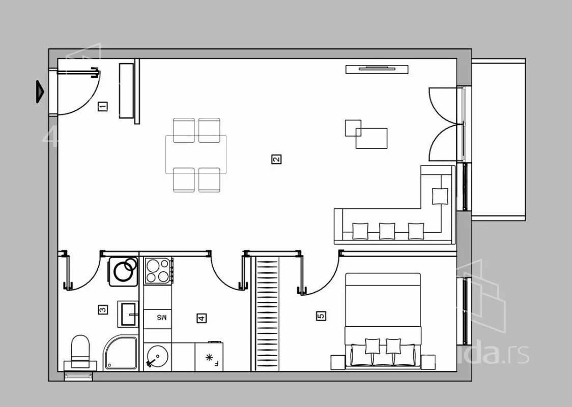 Dvosoban stan | 4zida