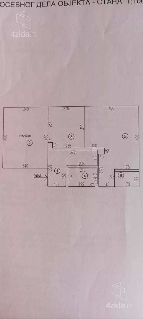 Jednoiposoban stan | 4zida
