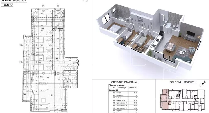 Četvorosoban stan | 4zida