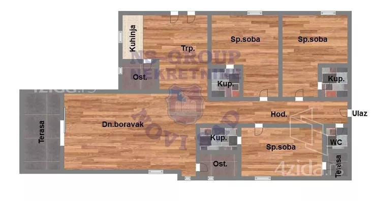 Četvorosoban stan | 4zida