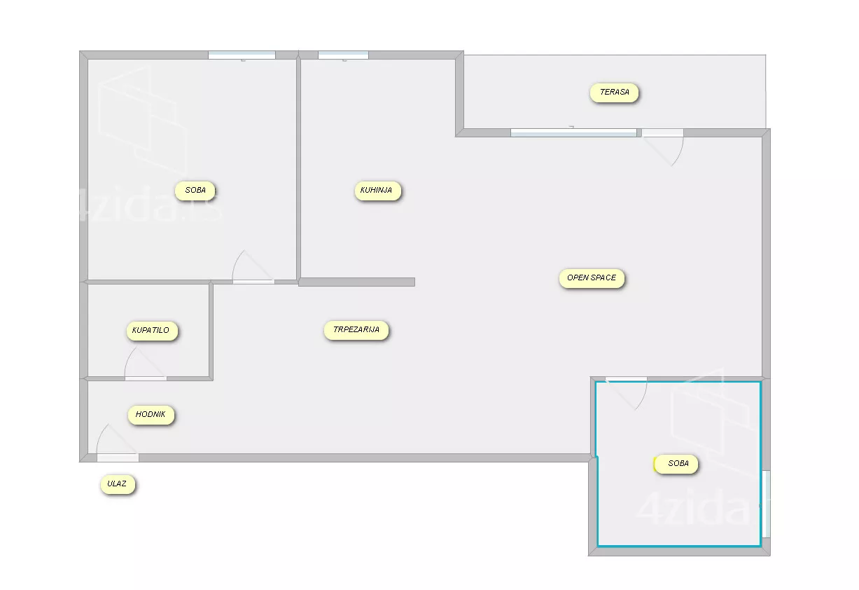 Dvoiposoban stan | 4zida