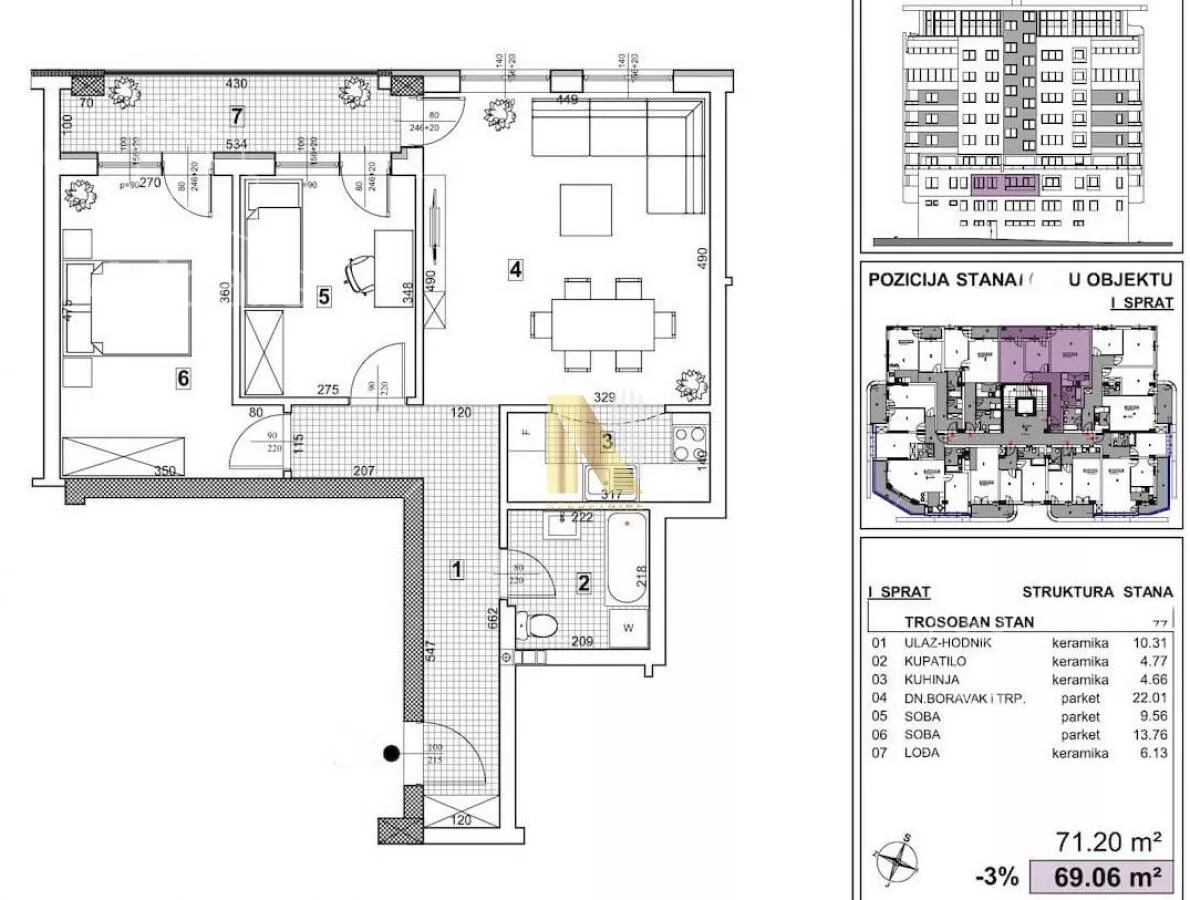 Trosoban stan | 4zida
