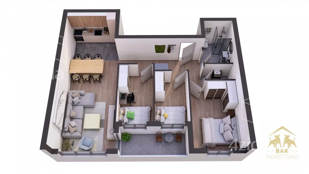 Četvorosoban stan | 4zida