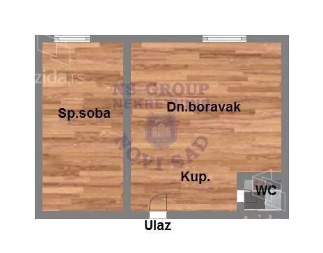 Jednoiposoban stan | 4zida