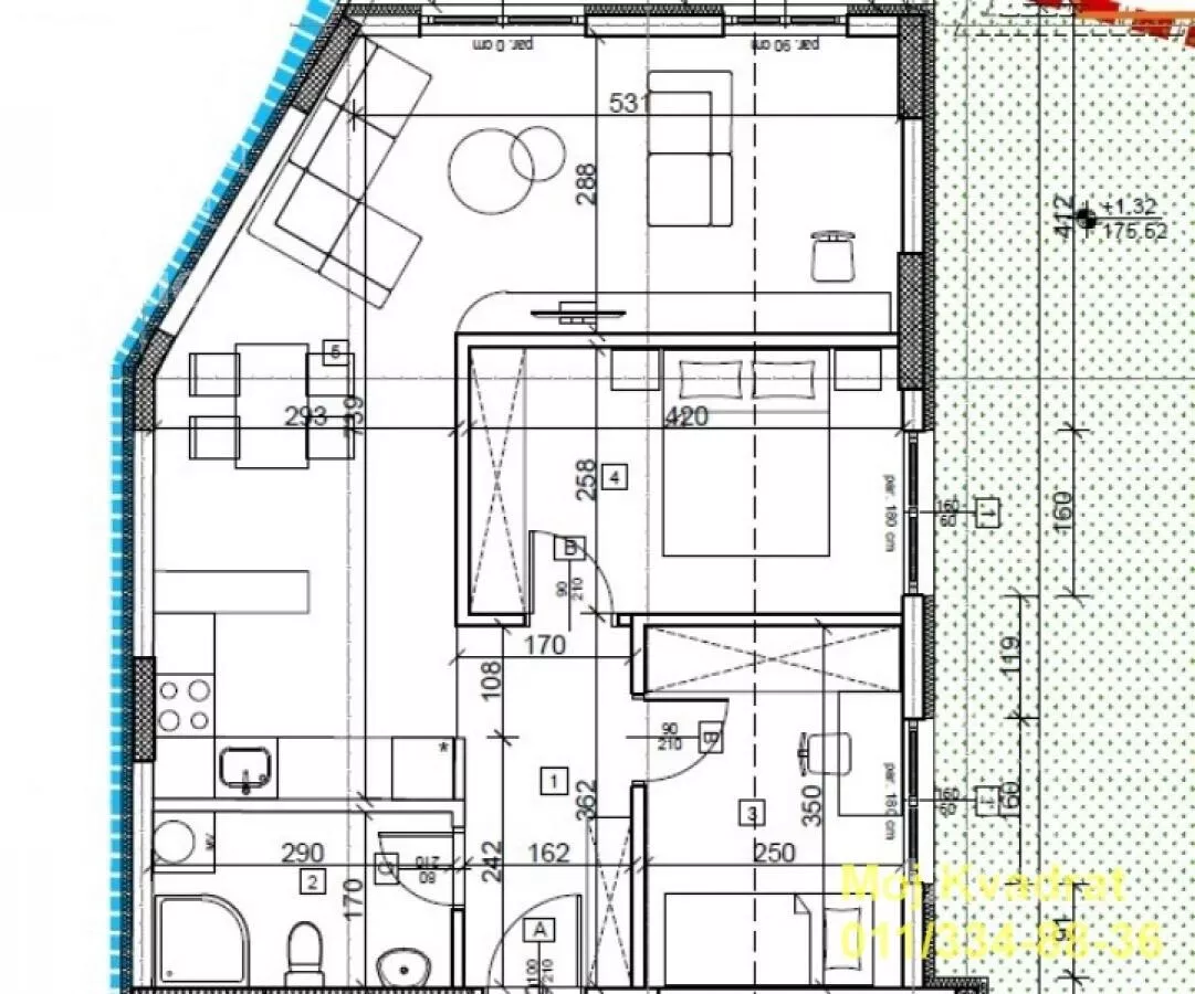 Dvosoban stan | 4zida