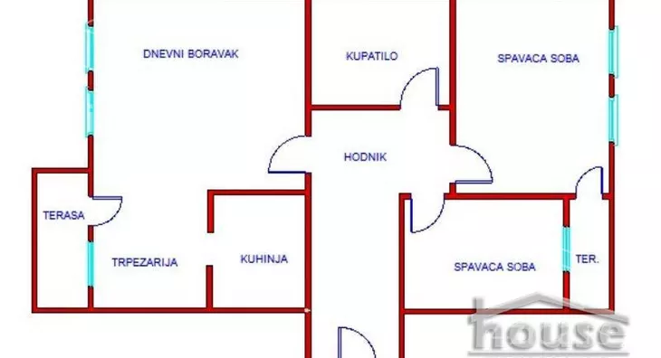 Trosoban stan | 4zida