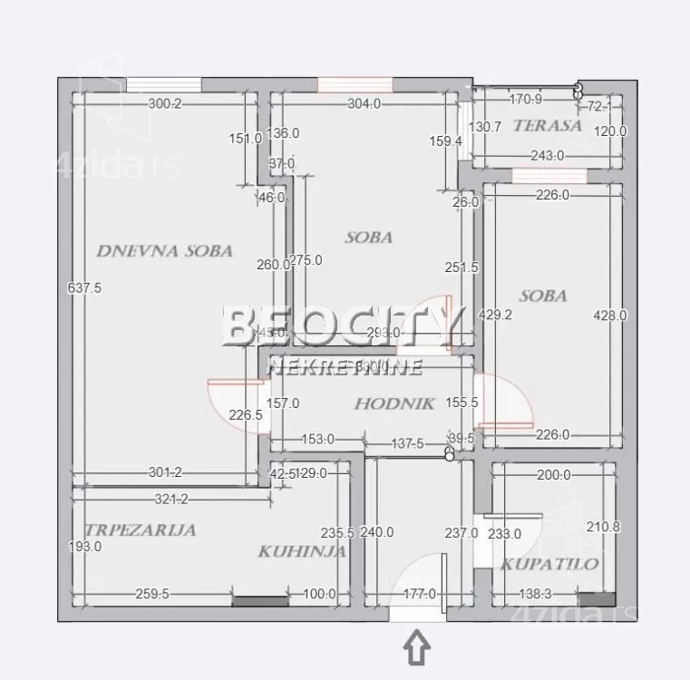 Trosoban stan | 4zida
