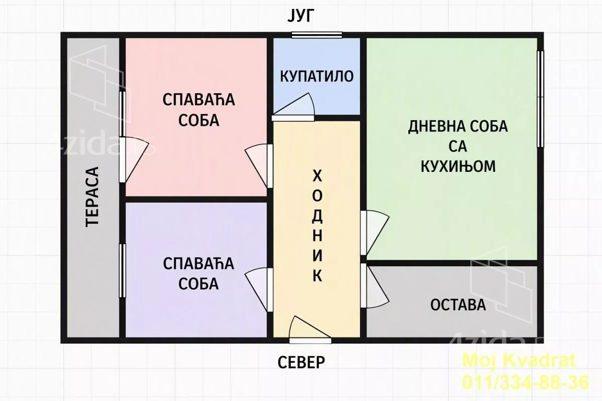 Trosoban stan | 4zida