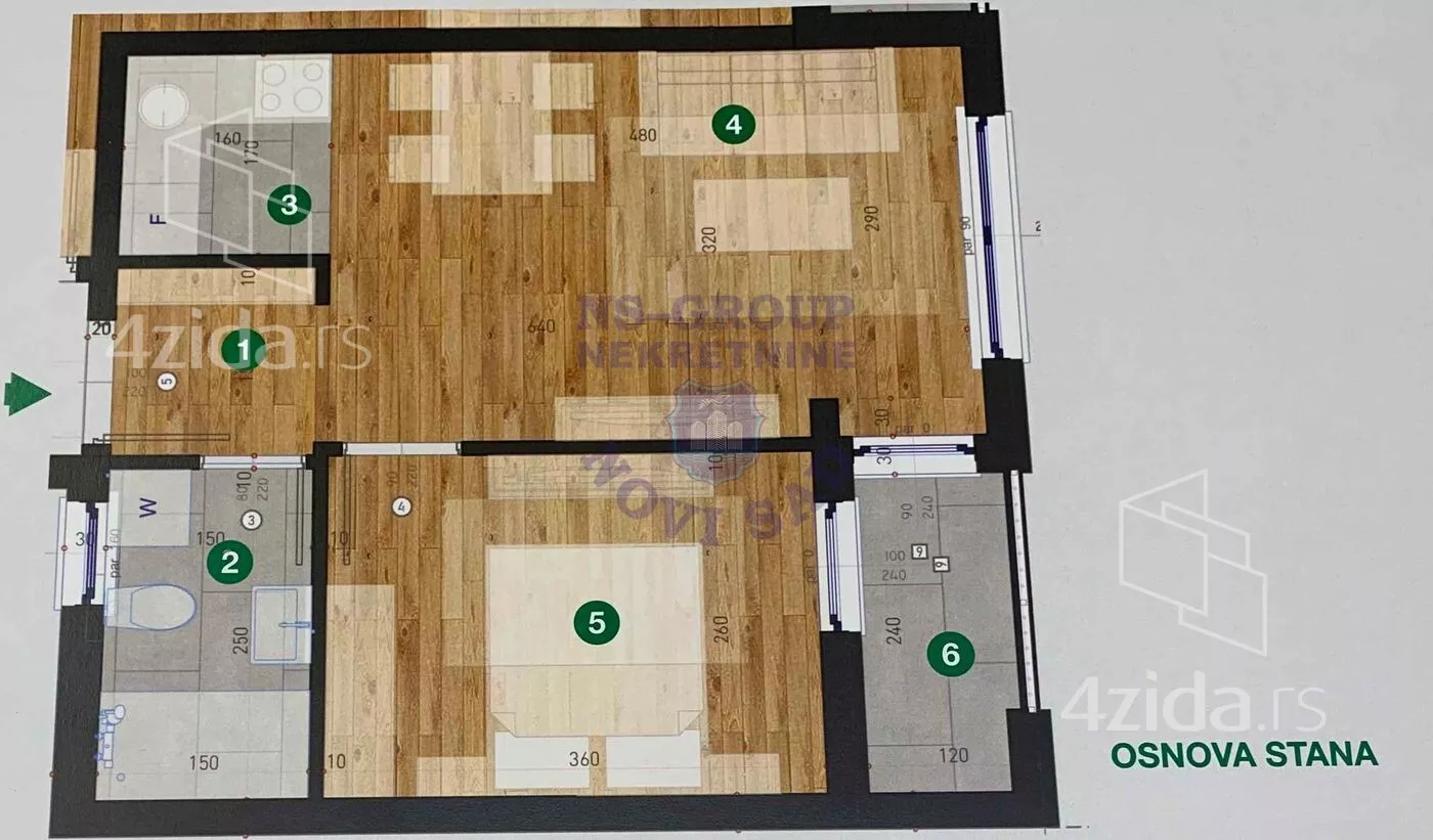 Dvosoban stan | 4zida