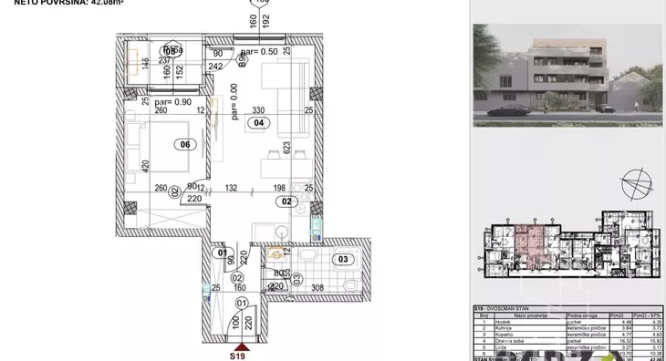 Dvosoban stan | 4zida