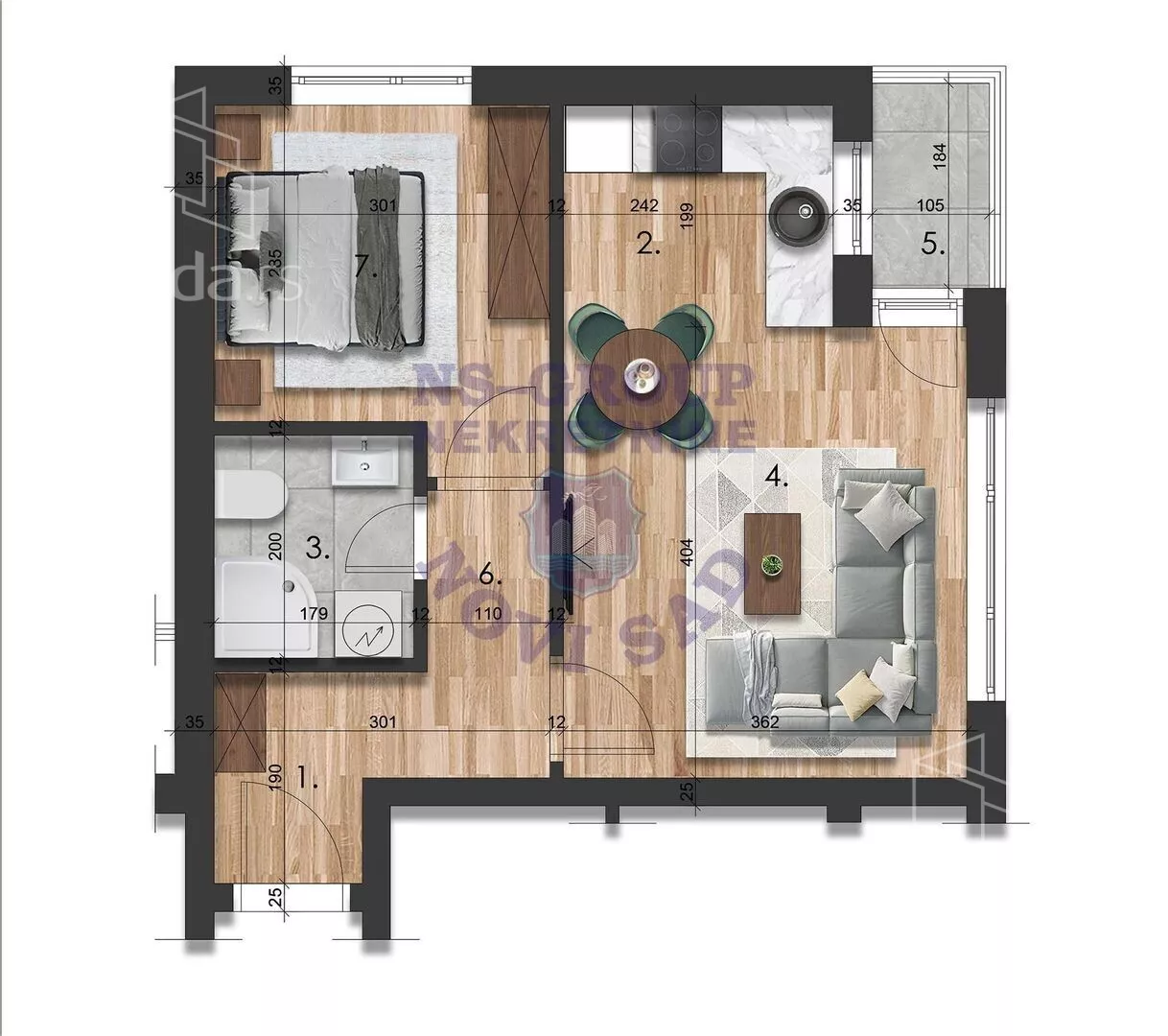 Dvosoban stan | 4zida