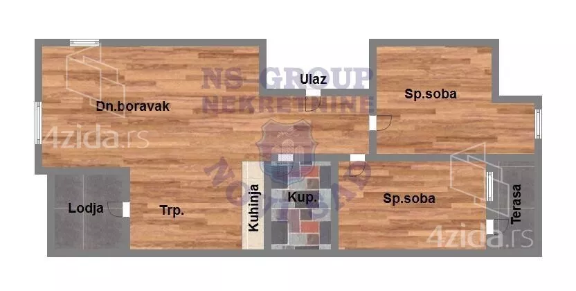 Trosoban stan | 4zida