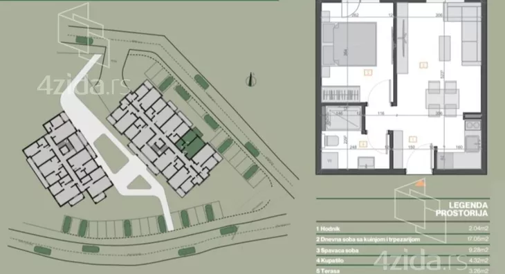 Jednosoban stan | 4zida