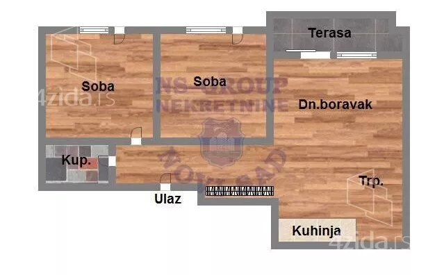 Trosoban stan | 4zida