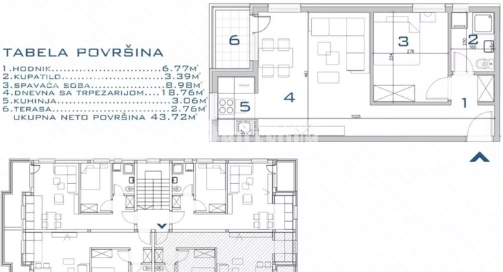 Dvosoban stan | 4zida